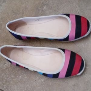 Kate Spade Vivi Colorful Striped Espadrille Flat 6